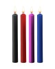 Ouch! Teasing Wax Large Mix-Coloured Drip Candles - 4 Pack