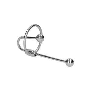 OUCH! Urethral Sounding - Stainless Steel 9cm Plug with Ring