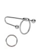 OUCH! Urethral Sounding - Stainless Steel 9cm Plug with Ring