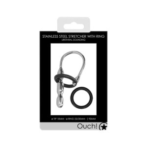 OUCH! Urethral Sounding - Stainless Steel 9cm Stretcher Plug