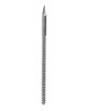 OUCH! Urethral Sounding - Stainless Steel Ribbed 15cm Dilator