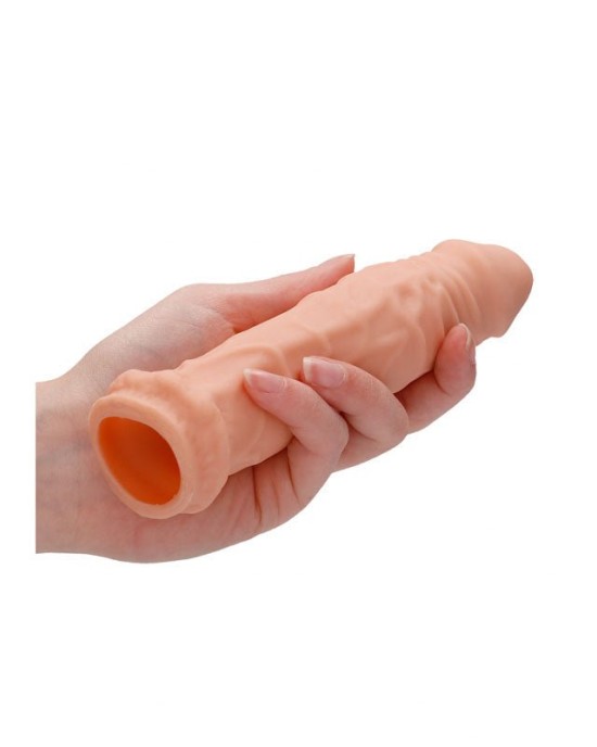 RealRock 6 Inch Realistic Penis Extender - Flesh