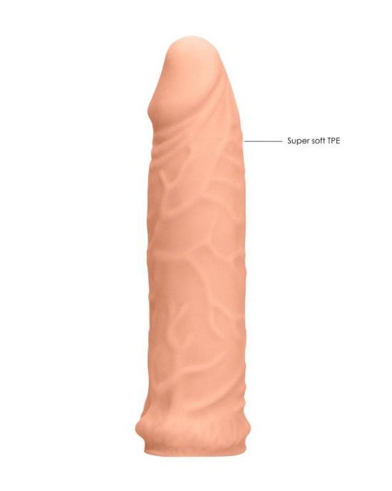 RealRock 6 Inch Realistic Penis Extender - Flesh