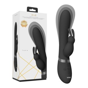 Vive TAKA Inflatable Rabbit Vibrator - Black