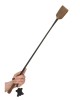 OUCH! Italian Leather Riding Brown Crop Whip