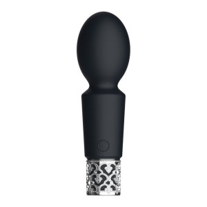 Royal Gems Brilliant Bullet - Black - Mini Massager Wand