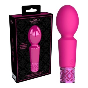 Royal Gems Brilliant Bullet - Pink - Mini Massager Wand