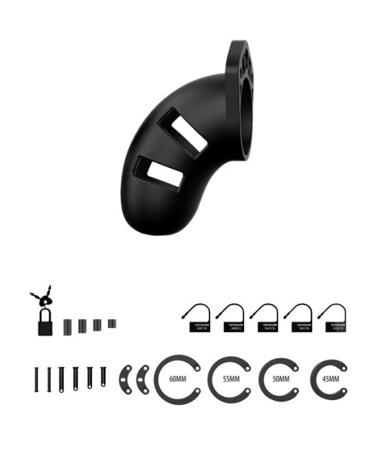 MANCAGE Model 20 - Chastity - Cock Cage with Adjustment Parts - Black