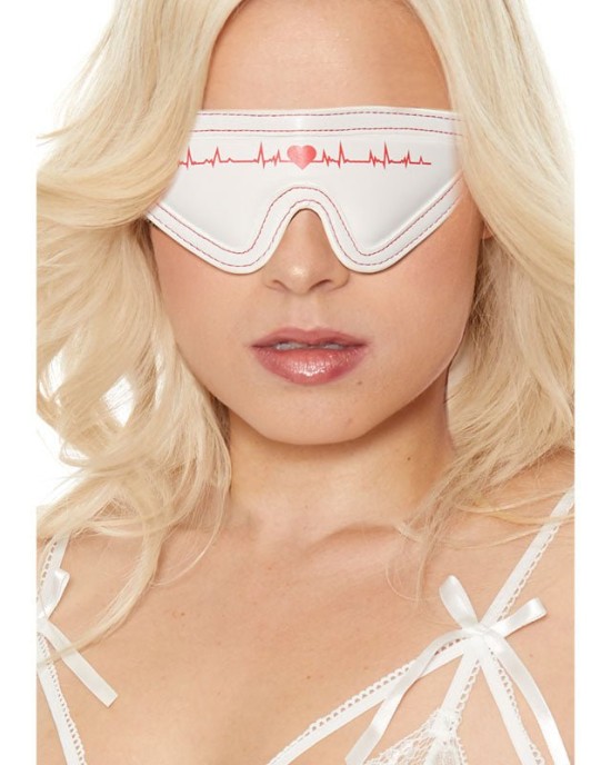 Ouch! Eye-Mask - Nurse Theme - White/Red