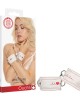 OUCH! Wrist Cuffs - Nurse Theme - White/Red Restraints