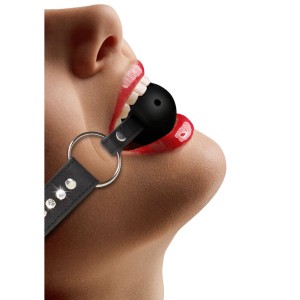 OUCH! Diamond Studded Breathable Ball Gag