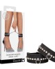 OUCH! Diamond Studded Ankle Cuffs - Black