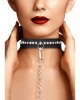 OUCH! Diamond Studded Collar With Leash