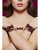 OUCH! Halo - Wrist & Ankle Cuffs - Burgundy Restraints