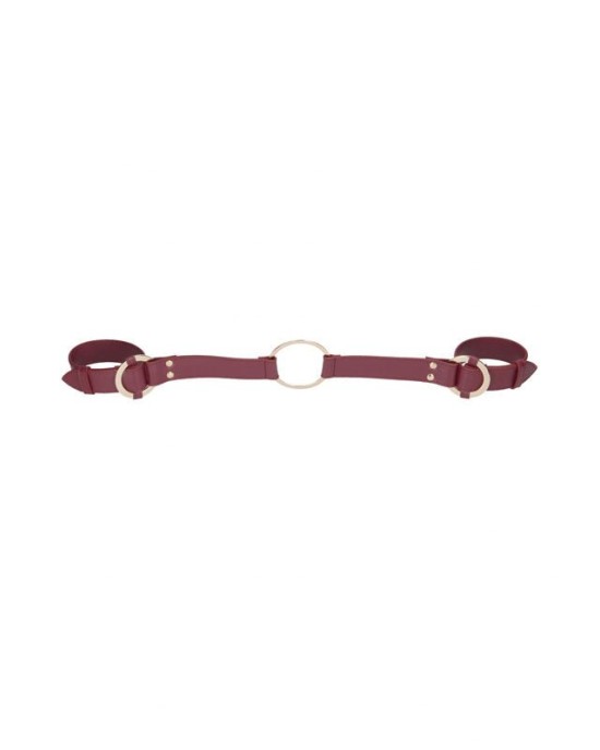 OUCH! Halo - Handcuff With Connector - Burgundy