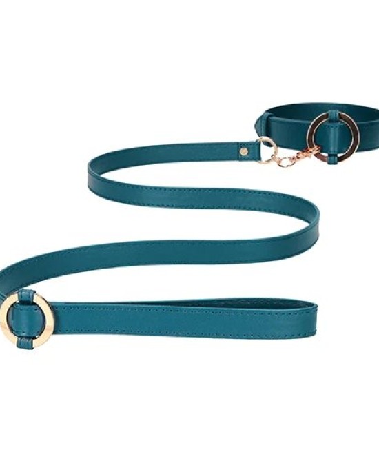 OUCH! Halo - Collar With Leash - Green