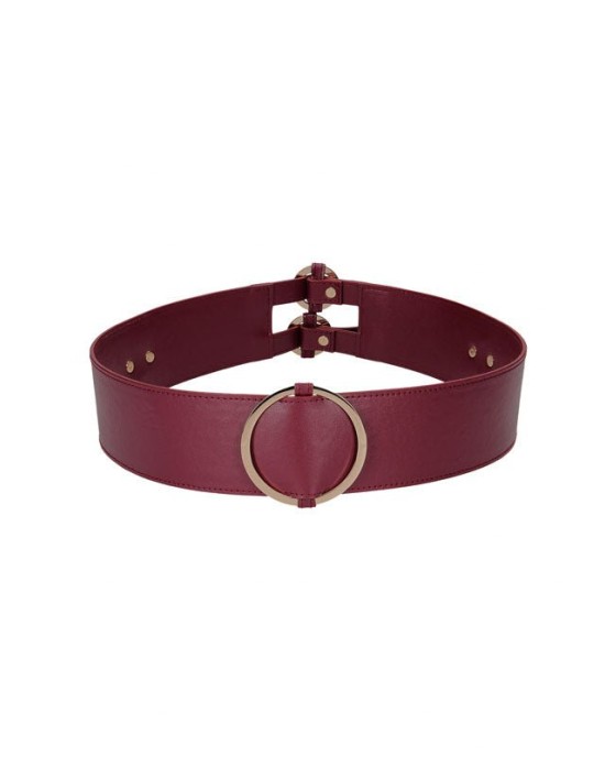 OUCH! Halo - Waist Belt L/XL - Burgundy Restraint