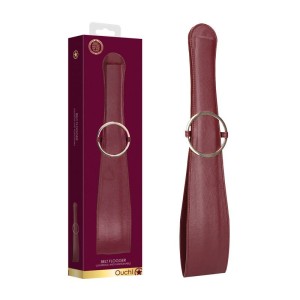 OUCH! Halo - Belt Burgundy Flogger