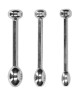 OUCH! Urethral Sounding - Stainless Steel Plugs - Set of 3 Sizes