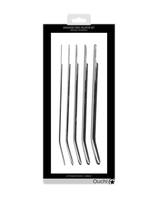 OUCH! Urethral Sounding - Stainless Steel Dilator Set