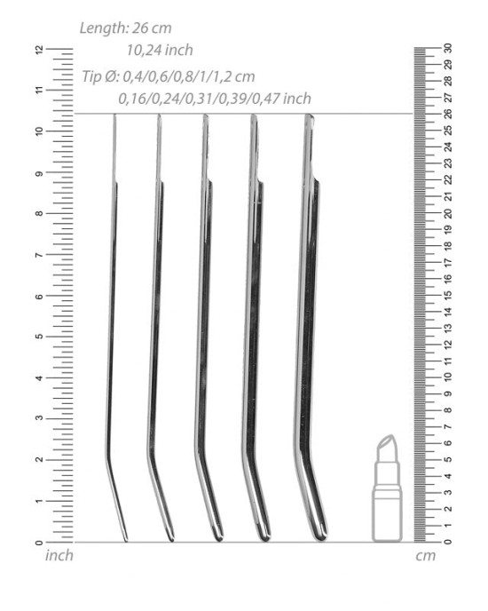 OUCH! Urethral Sounding - Stainless Steel Dilator Set