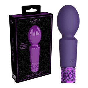 Royal Gems Brilliant Bullet - Purple - Mini Massager Wand