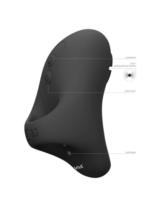 Vive HANA - Black Pulse Wave Finger Stimulator