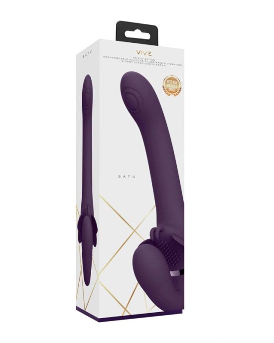 Vive SATU - Purple Strapless Strap-On