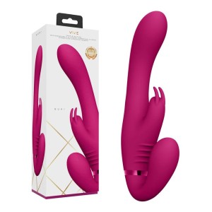 Vive SATU - Pink Rabbit Strapless Strap-On