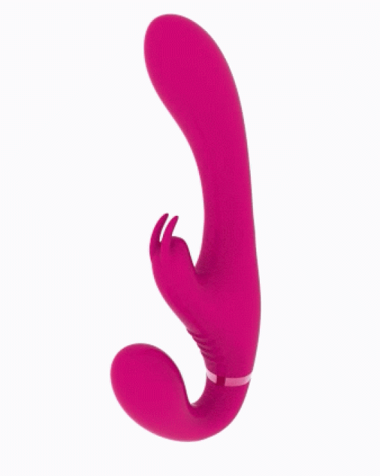 Vive SATU - Pink Rabbit Strapless Strap-On