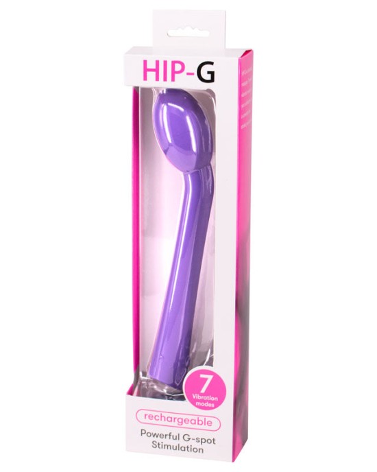 Hip G Rechargeable Purple Vibrator