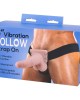 6 Inch Vibration Hollow Strap-On - Flesh