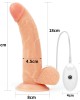 Ingen Easy Strap-On Set - Flesh 8.5 Inch Vibrating Strap-On