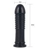 King Sized 8 Inch Anal Bumper Black Mega Butt Plug