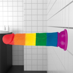 Prider 7 Inch Rainbow Dildo