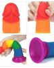 Prider 7 Inch Rainbow Dildo