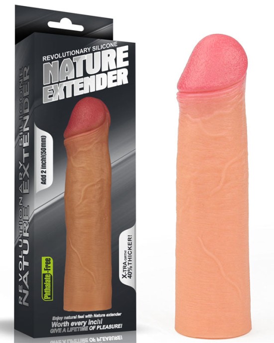 Nature Extender 2 Inch Flesh Penis Sleeve