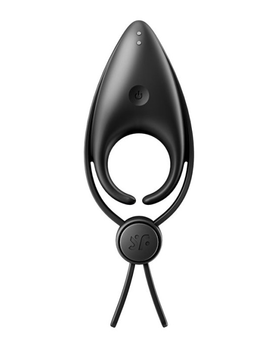 Satisfyer Sniper - Black - Vibrating Adjustable Lasso Cock Ring