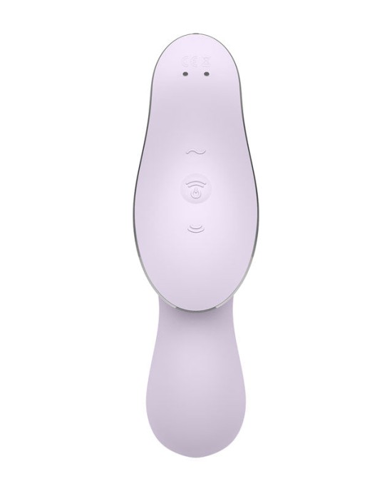 Satisfyer Curvy Trinity 2 - Violet - Air Pulse Stimulator & Vibe