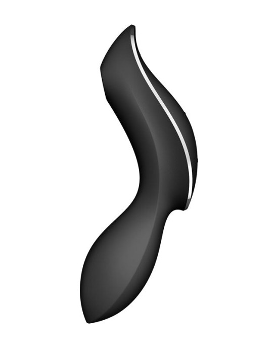 Satisfyer Curvy Trinity 2 - Black - Air Pulse Stimulator & Vibe