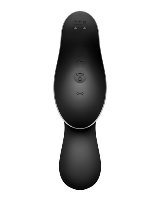 Satisfyer Curvy Trinity 2 - Black - Air Pulse Stimulator & Vibe