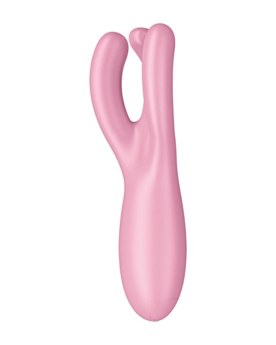 Satisfyer Threesome 4 Stimulator with App Control - Pink