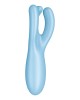 Satisfyer Threesome 4 Stimulator with App Control - Blue