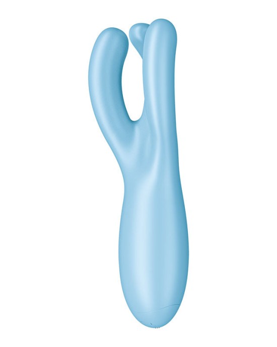 Satisfyer Threesome 4 Stimulator with App Control - Blue