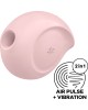 Satisfyer Sugar Rush Air Pulse Stimulator + Vibration - Pink