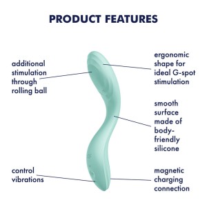 Satisfyer Rrrolling Pleasure G-Spot Vibrator - Mint