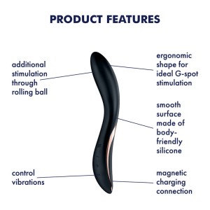 Satisfyer Rrrolling Explosion G-Spot Vibrator - Black