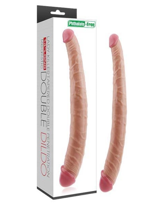 Lady-Killer Ultra Realistic Double Ended Flesh 14 Inch Dildo