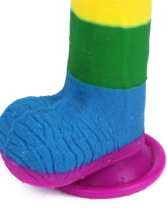 Prider 7.5 Inch Rainbow Dildo