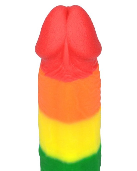 Prider 9 Inch Rainbow Dildo